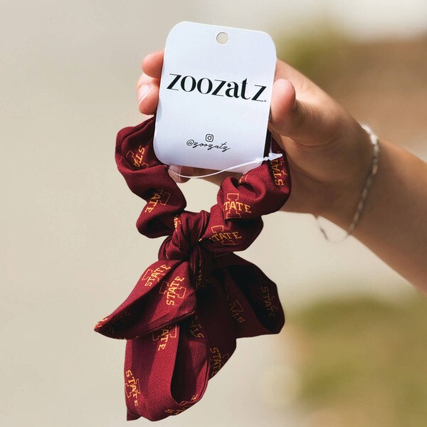 ZooZatz Cardinal I-State Bow Scrunchie
